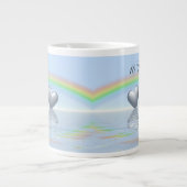10th Anniversary Tin Hearts Jumbo-Tasse (Vorderseite)