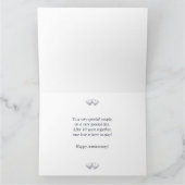 10th Anniversary Tin Hearts Karte (Innenseite)