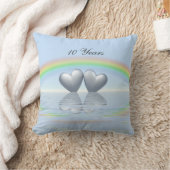 10th Anniversary Tin Hearts Kissen (Decke)