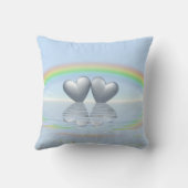 10th Anniversary Tin Hearts Kissen (Rückseite)