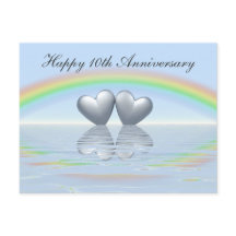 10th Anniversary Tin Hearts