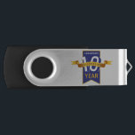 10th_anniversary USB stick<br><div class="desc">10 th Anniversary Design
Created By illustrator,  designer Edward Eksi for your anniversary needs.</div>