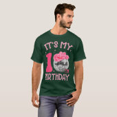 10th Birthday Coquette Bow Disco Ball 10 Year Old  T-Shirt (Vorne ganz)