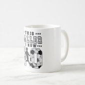 10th Birthday Gift Soccer Player 10 Year Old Boy Kaffeetasse (VorderseiteRechts)