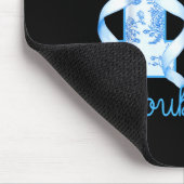 10th Birthday Girl Blue Coquette Bow 10 Year Old Mousepad (Ecke)