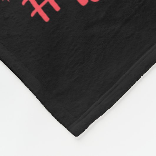 10th Birthday Girl Cherry Leopard Coquette Bow 10 Fleecedecke (Ecke)