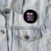 10th Birthday Shirt Girl 10 Year Old Roller Skate Button (Beispiel)