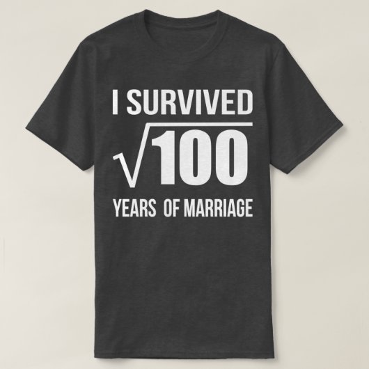 10th Marriage Anniversary Wedding Gift 10 years We T-Shirt (Design vorne)