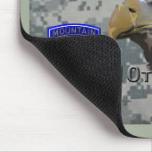 10th Mountain Div Irak Kampf Veteran Mousepad (Ecke)