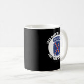 10th Mountain Division Fort Drum New York Emblem V Kaffeetasse (VorderseiteRechts)