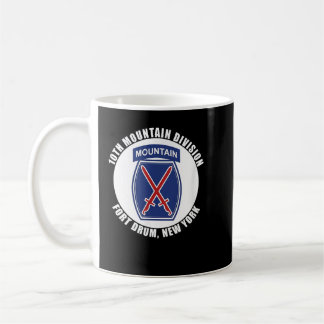 10th Mountain Division Fort Drum New York Emblem V Kaffeetasse