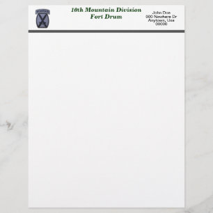 10th Mountain Division Fort Drum Veterans Patch