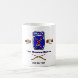 10th Mountain Division Iraq & Afghanistan Veteran Kaffeetasse