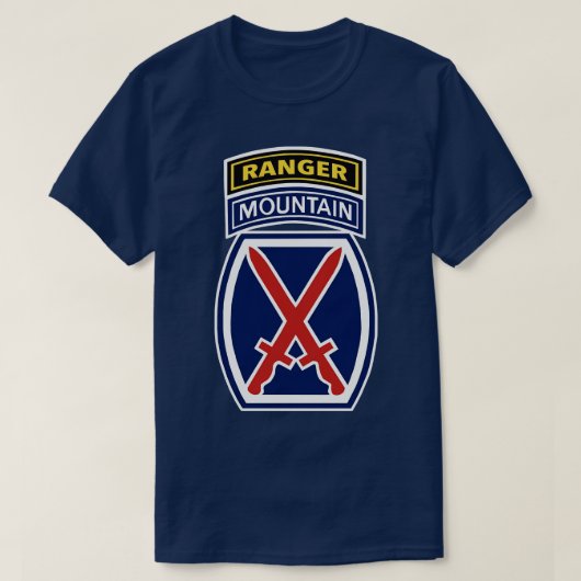 10th Mountain Division Tab T-Shirt (Design vorne)
