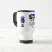 10th Mountain Im Flugzeug Ranger Vater Reisebecher (Vorderseite Links)