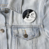 10th Onyx Wedding Anniversary Design Button (Beispiel)