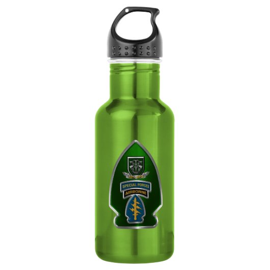 10th Special Forces Group Airborne Edelstahlflasche (Vorderseite)