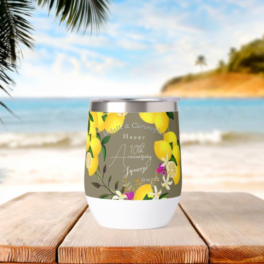 10th Wedding Anniversary Lemon Squeeze  (Strand)