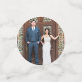 10th Wedding Anniversary Party Decor Custom Photo Konfetti (Klein Vorderseite)