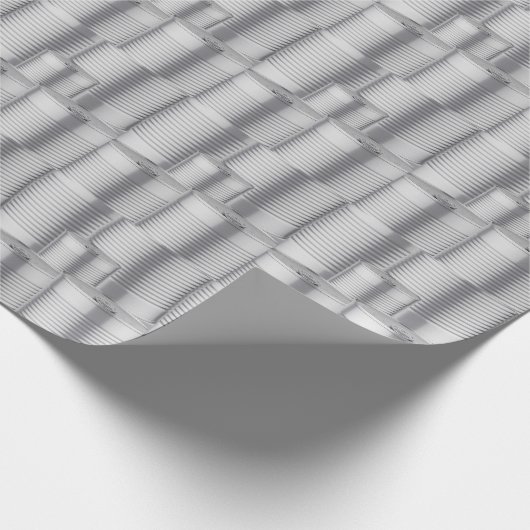 10th Wedding Anniversary, Tin Anniversary Geschenkpapier (Ecke)