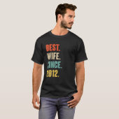 10th Wedding Jubiläumsgeschenk für sie - Beste Ehe T-Shirt (Vorne ganz)