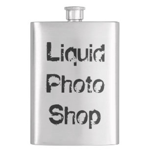 10tshirts.com Anpassbarer Flask Liquid Foto Shop Flachmann