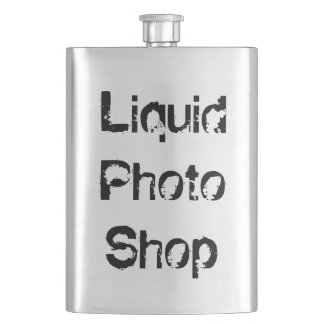 10tshirts.com Anpassbarer Flask Liquid Foto Shop Flachmann
