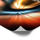 10x14 Flute Poster oder Bild für Musiker (Ecke)