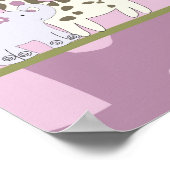 10x20 Kinderzimmer Art Name Print Jacana Girl Jung Poster (Ecke)