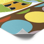 10x20 Kinderzimmer Art Name Print Jungle Tales Saf Poster (Ecke)