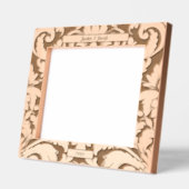 10x8 fette botanische Blätter mit benutzerdefinier Geätzte Rahmen (Links)