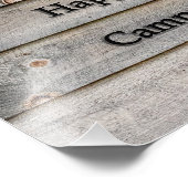 10x8 Happy Camper Fotodruck (Ecke)