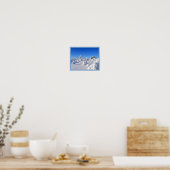 10x8 Hütte Mauer Art Poster (Küche)