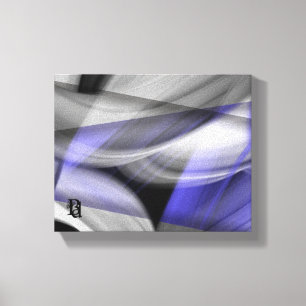 10x8" Lavendel Moon Trend Abstrakt Art Violet Leinwanddruck