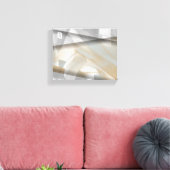 10x8" Sandy Tornado Trend Abstrakt Art Beige Leinwanddruck (Insitu (Wohnzimmer))