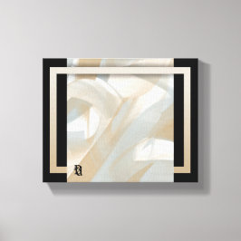 10x8" Sandy Tornado Trend Abstrakt Art Beige Leinwanddruck