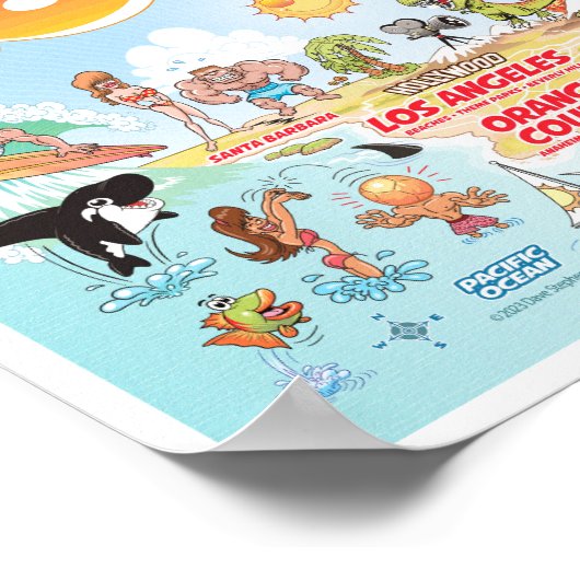 10x8 SoCal Poster (Ecke)