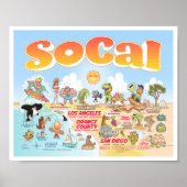 10x8 SoCal Poster (Vorne)