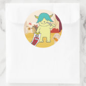 11月モンスターシール。 RUNDER AUFKLEBER (Tasche)