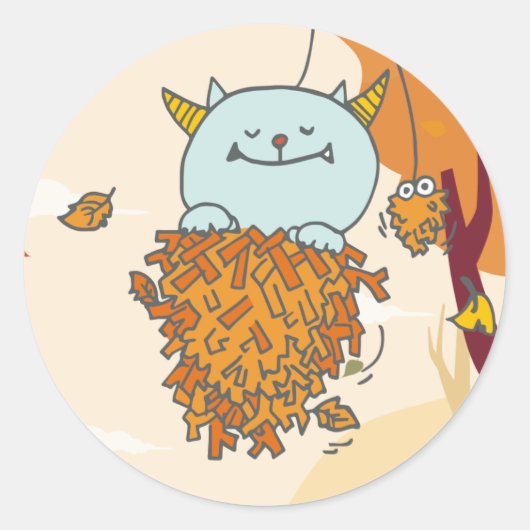 11月モンスターシール。 RUNDER AUFKLEBER (Vorderseite)