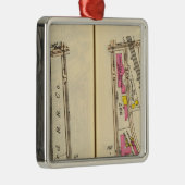 110111 Mt Vernon Silbernes Ornament (Rechts)