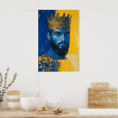 1105 Königliche Eleganz Poster (Küche)