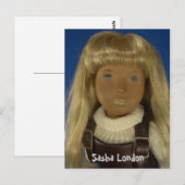 110-4 Sasha London Postkarte (Vorne/Hinten)