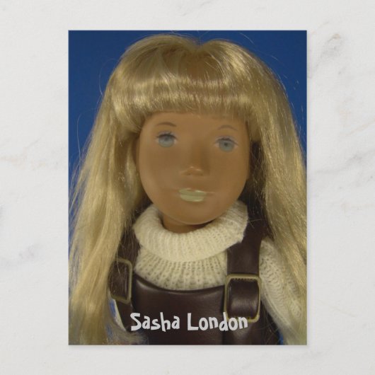 110-4 Sasha London Postkarte (Vorderseite)