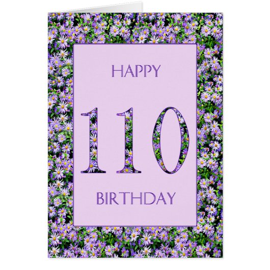 110. Geburtstag Lila Tageszeitung (Vorne)