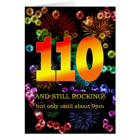 110. Geburtstag noch rocken (Vorne)