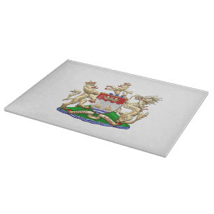[110] Hongkong Historischer Wappen 1959-1997 Schneidebrett