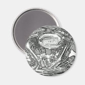 110 Schrei-Adler Magnet (Vorderseite/Rückseite)