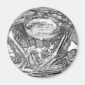 110 Schrei-Adler Magnet (Vorne)