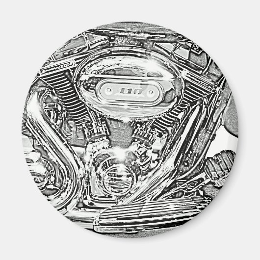 110 Schrei-Adler Magnet (Vorne)